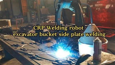 CRP Welding Robot-gröfu Bucket Side Plate Welding